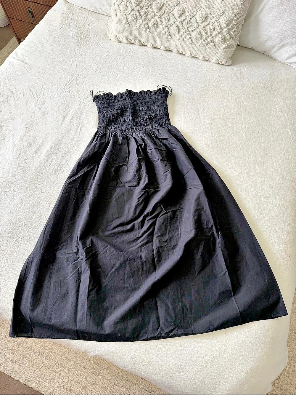 H&M Strapless Dress Black Maxi Dress Medium